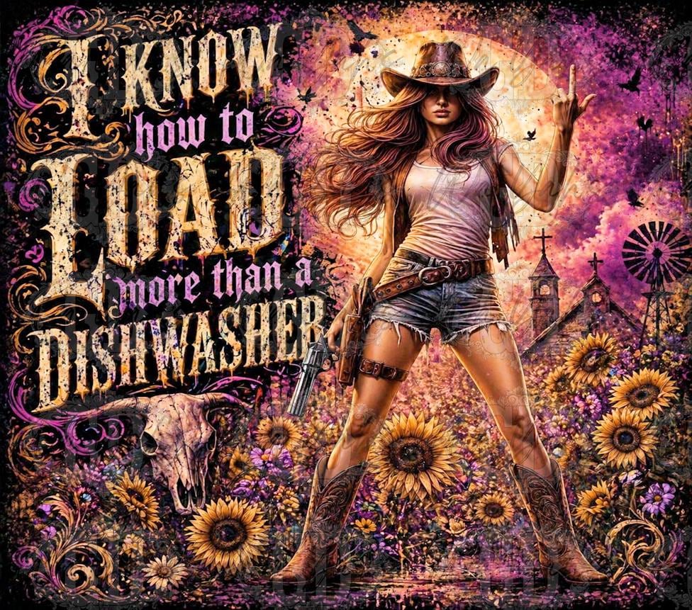 Load More Than A Dishwasher - 20oz Sublimation Tumbler Wrap Design -Digital Download