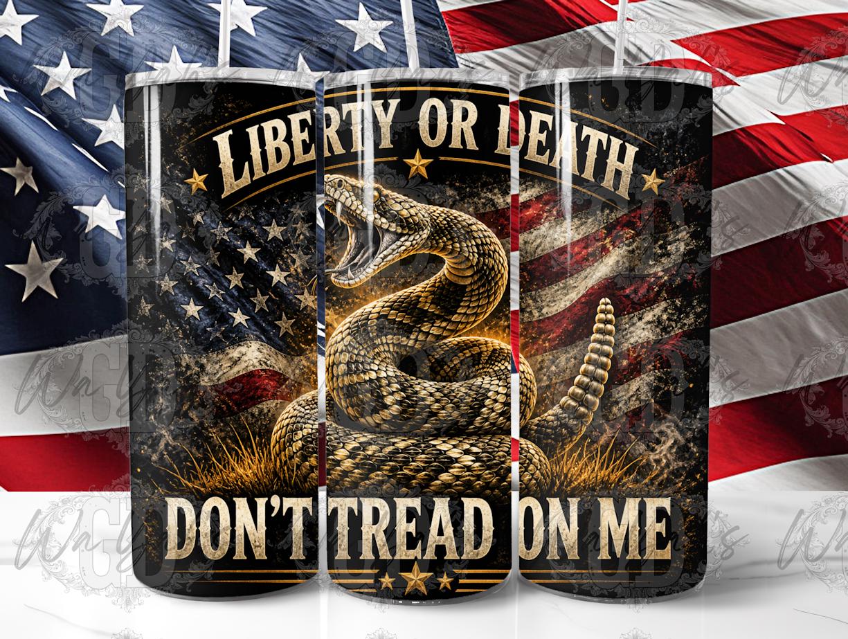 Gadsden flag - 20oz Sublimation Tumbler Design